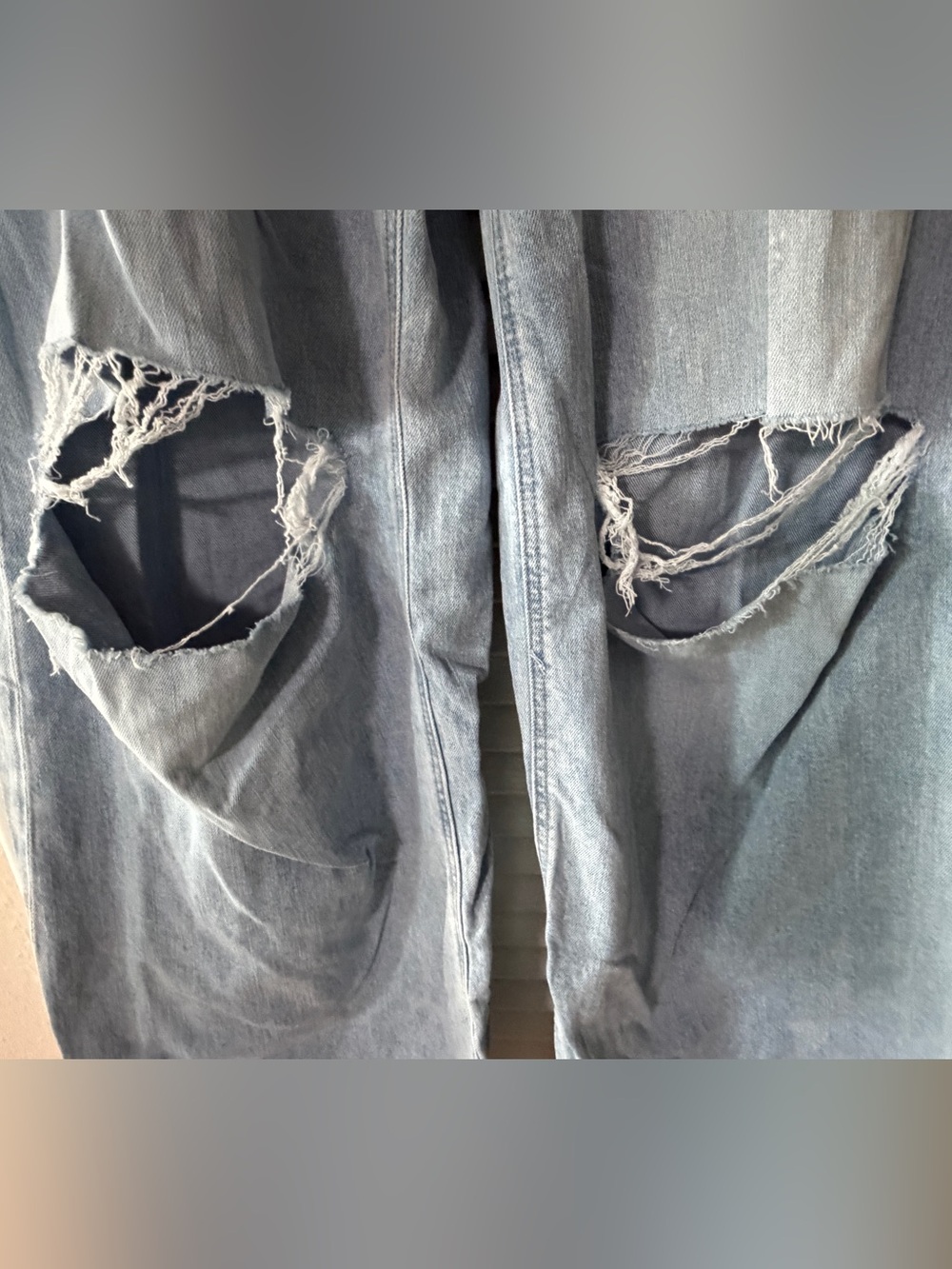 NWT American Eagle Dreamy Drape Ultra Wide-Leg Super High-Waisted Jean - Picture 9 of 16